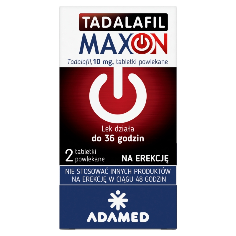 Tadalafil Maxon , tabletki powlekane na erekcję, 2 szt.