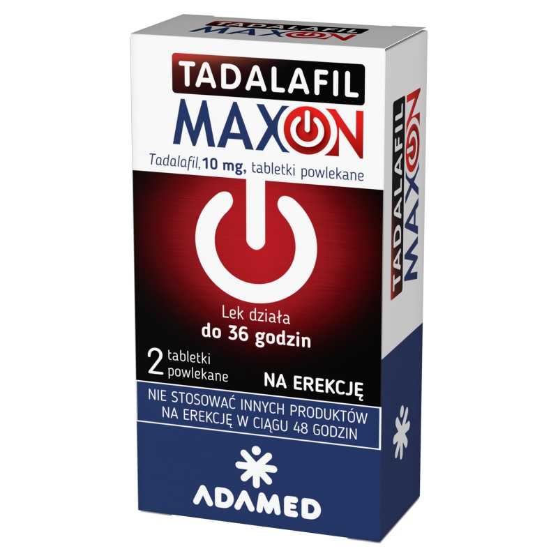 Tadalafil Maxon , tabletki powlekane na erekcję, 2 szt.