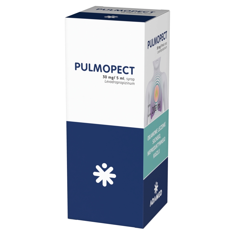Pulmopect, syrop do objawowego leczenia suchego, nieproduktywnego kaszlu, 200 ml
