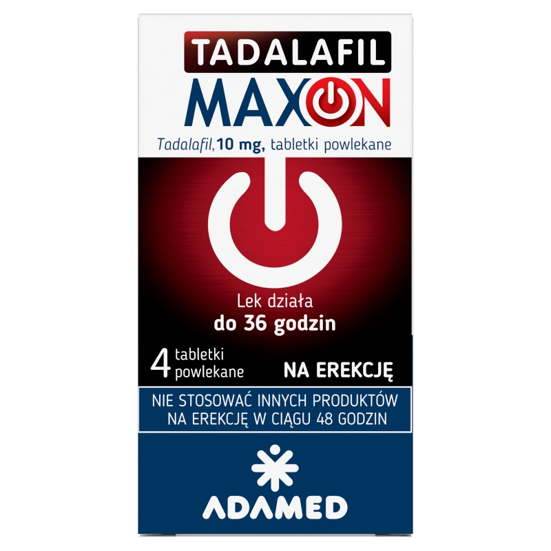 Tadalafil Maxon 10 mg 4 tabletki