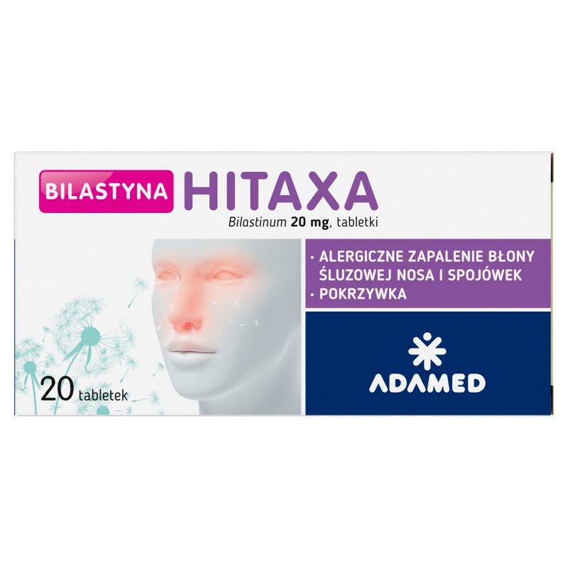 Bilastyna Hitaxa 20 mg 20 tabletek