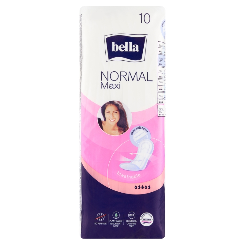 Bella Normal Maxi podpaski oddychające bezzapachowe, 10 szt.