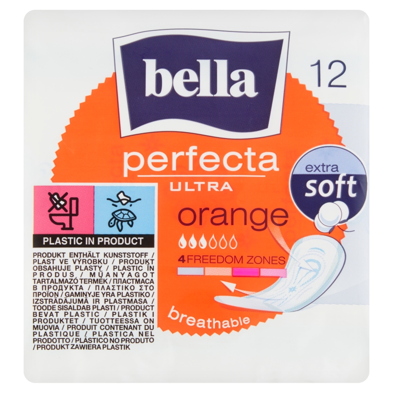 BELLA PERFECTA Ultra Orange  podpaski, 12 szt.