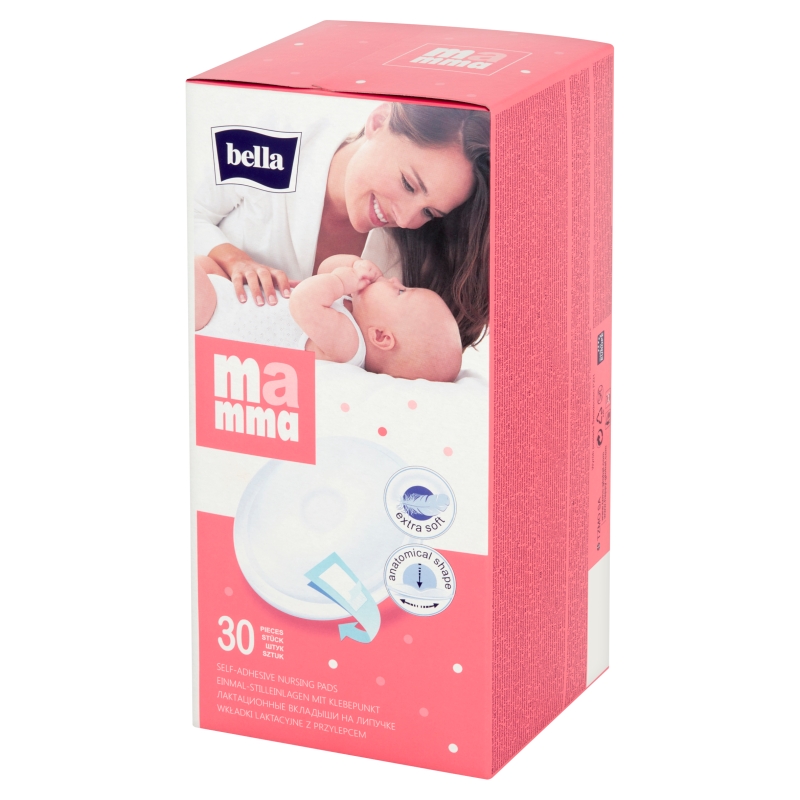 Wkładki laktacyjne BELLA MAMMA , z przylepcem, 30 szt.