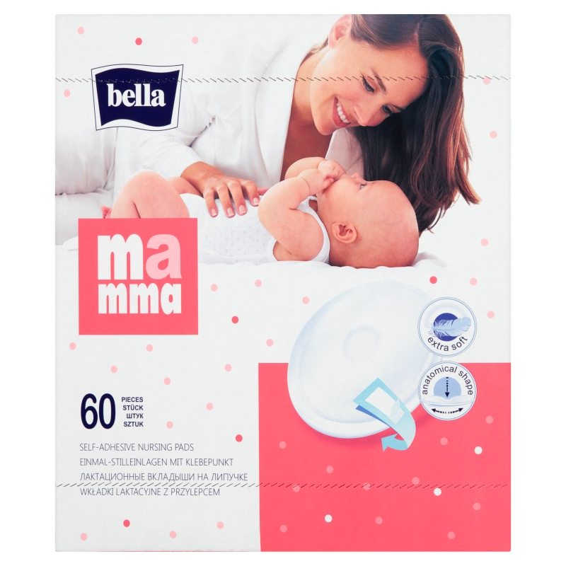 Wkładki laktacyjne BELLA MAMMA  z przylepcem, 60 szt.