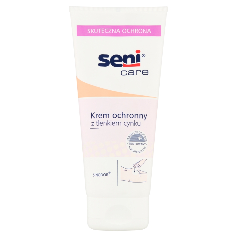 Seni Care, krem ochronny do ciała z tlenkiem cynk na odleżyny i odparzenia, 200 ml