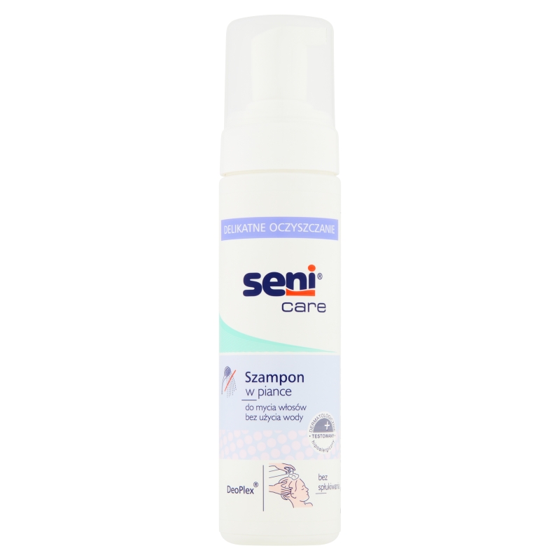 Seni Care Szampon, pianka do mycia włosów bez użycia wody, 200 ml