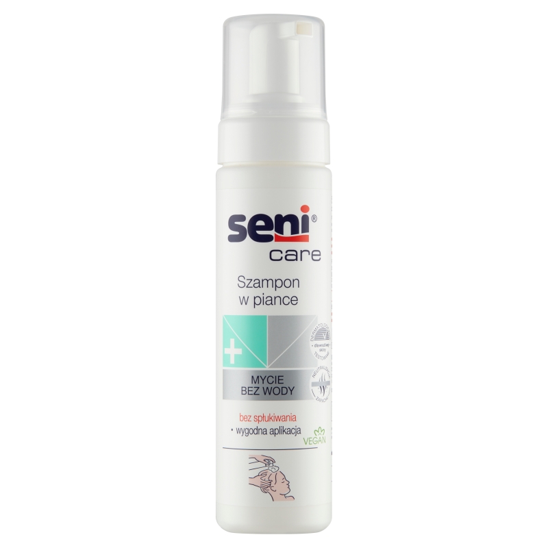 Seni Care szampon w piance do mycia włosów, 200 ml