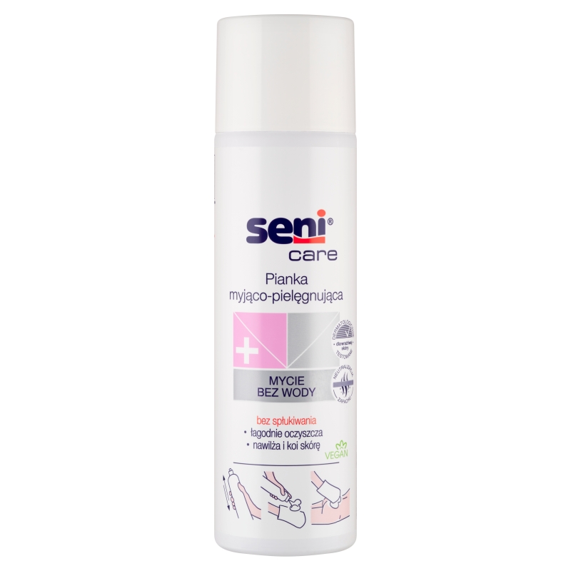 Seni Care  pianka myjąco-pielęgnująca do codziennej higieny skóry, 500 ml