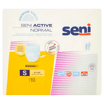 Seni Active, elastyczne majtki chłonne rozmiar S, 10 szt.