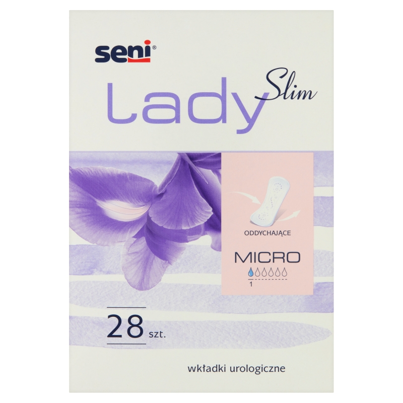 Seni Lady Micro, wkładki urologiczne anatomiczne dla kobiet, 28 szt.