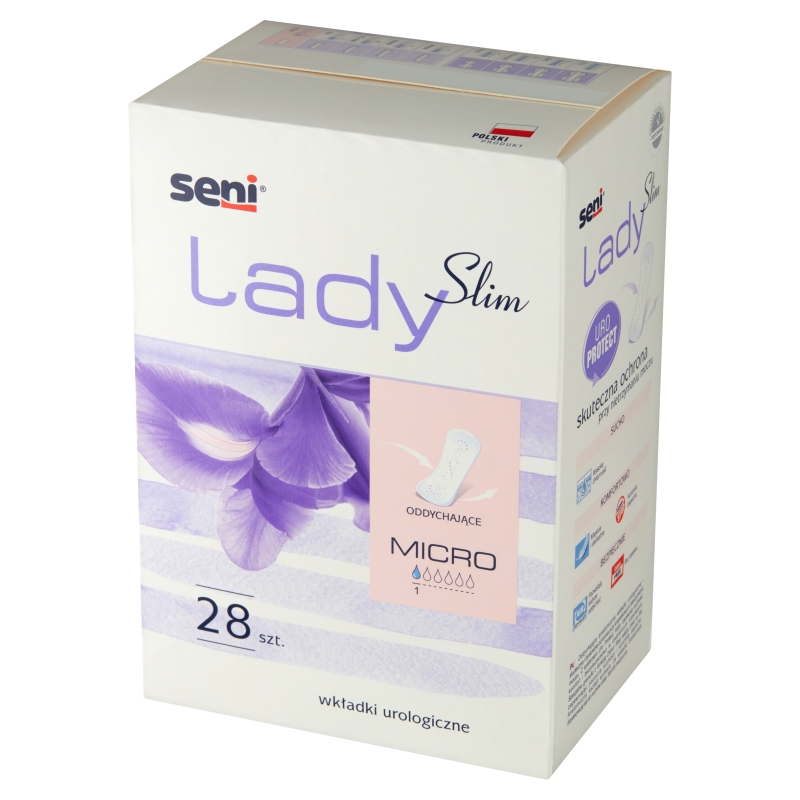 Seni Lady Micro, wkładki urologiczne anatomiczne dla kobiet, 28 szt.