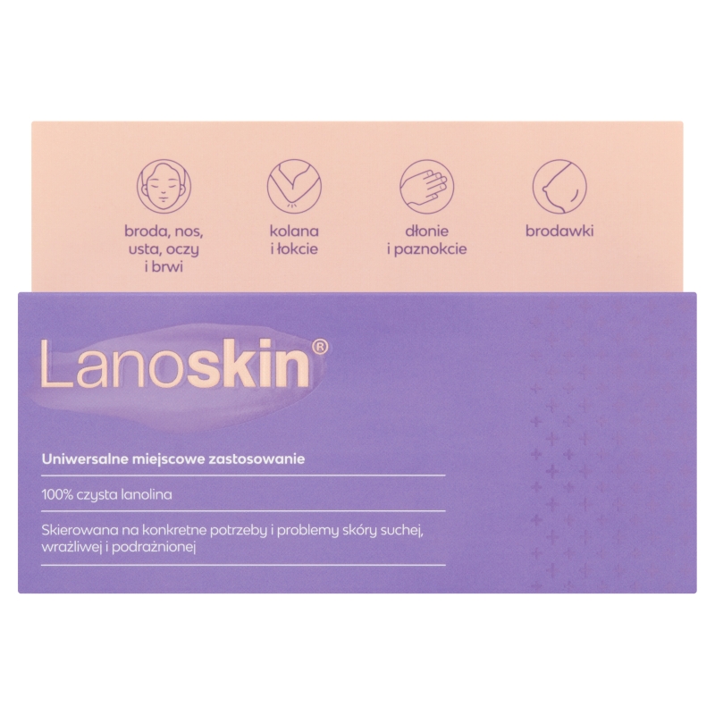 LANOSKIN 100% czysta lanolina  krem ochronny i zmiękczający, 30 g