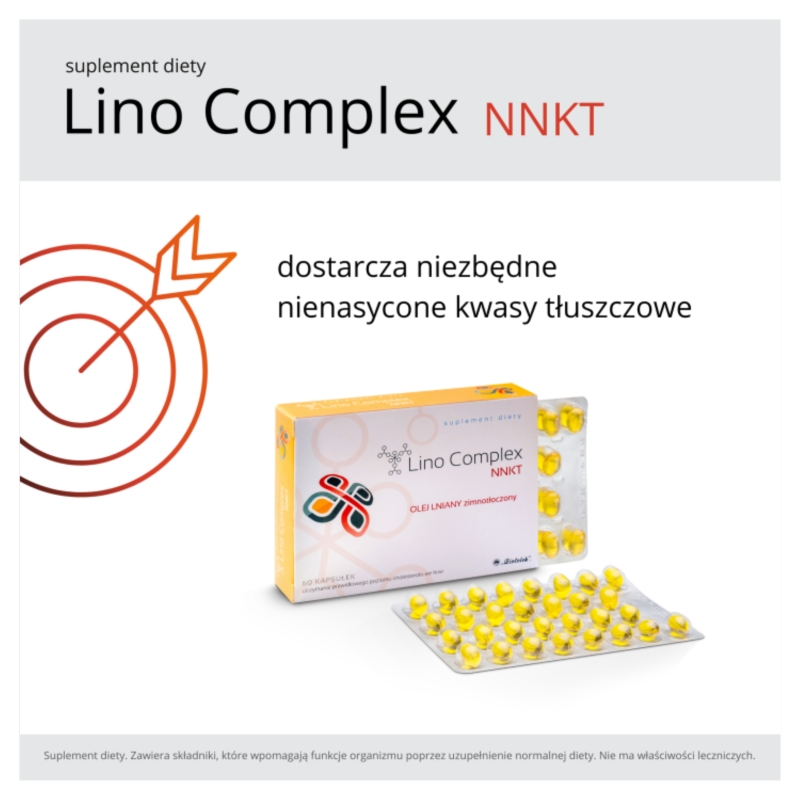 Lino Complex NNKT, kapsułki z olejem lnianym, 60 szt.