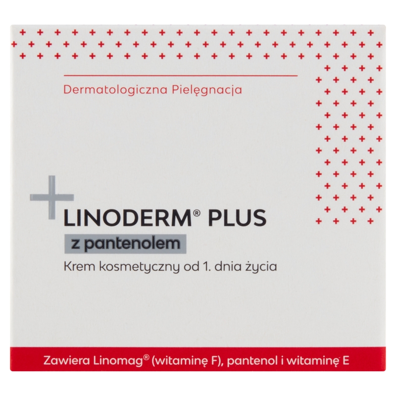 Linoderm Plus z pantenolem, krem natłuszczający do skóry suchej, skłonnej do odparzeń i odleżyn, 50 ml