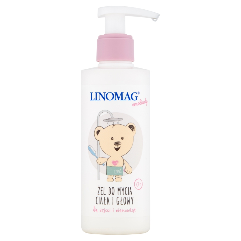 Linomag  żel do mycia ciała i głowy dzieci i niemowląt, 200 ml