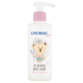 Linomag , żel do mycia ciała i głowy dzieci i niemowląt, 200 ml