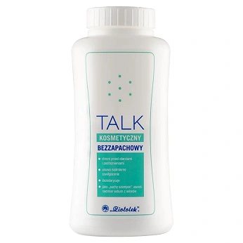 Talk kosmetyczny, puder zapobiegający otarciom i odparzeniom bezzapachowy, 100 g