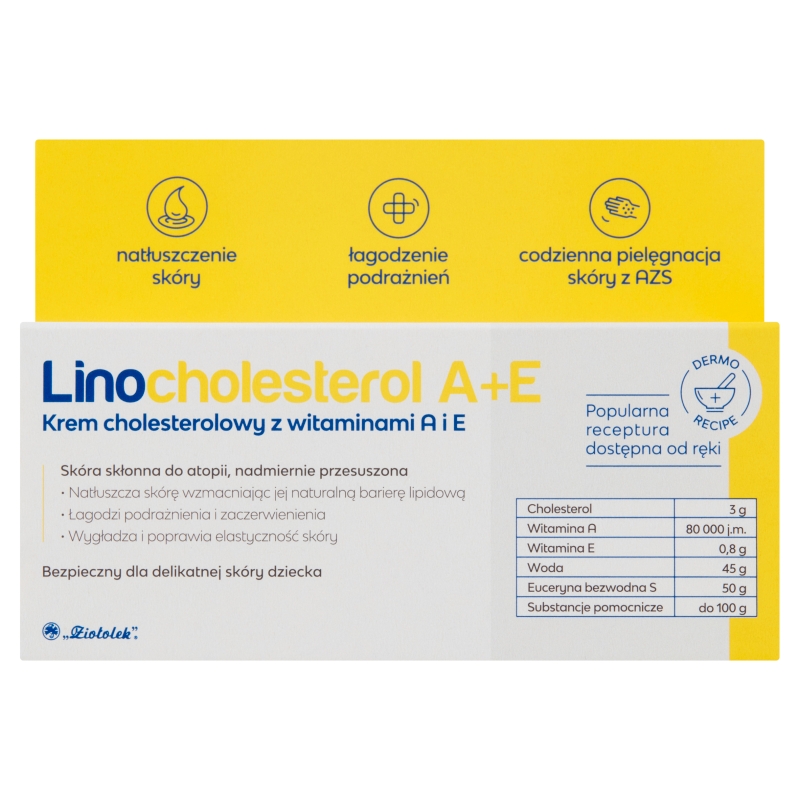 LINOCHOLESTEROL A+E  krem cholesterolowy z witaminami A i E, 50 g