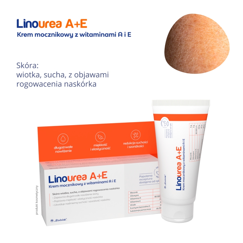 Linourea A+E, krem mocznikowy, tuba 50 g