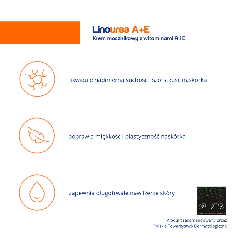 Linourea A+E, krem mocznikowy, tuba 50 g