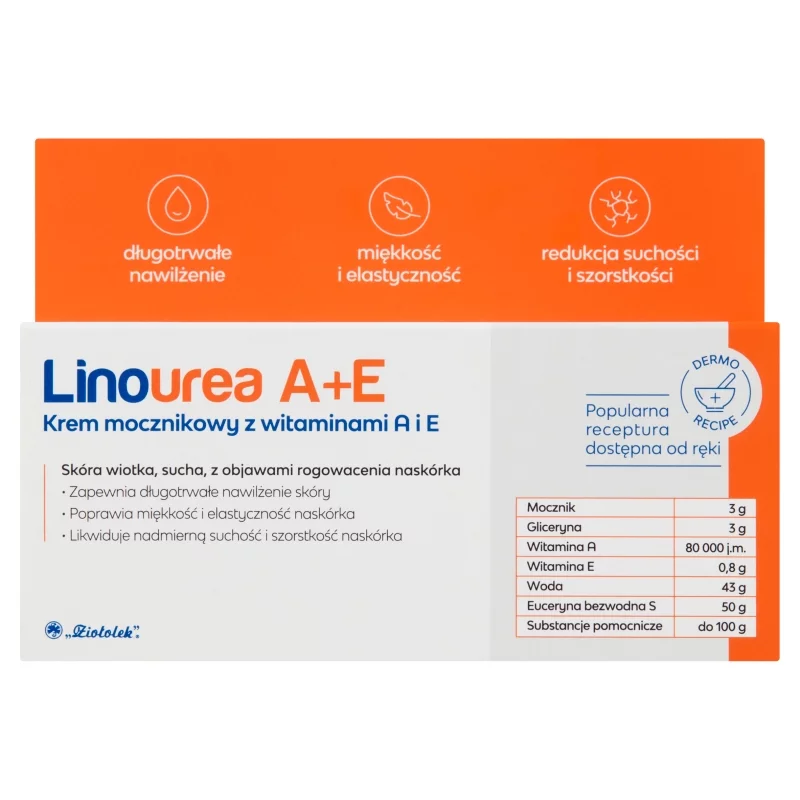 Linourea A+E krem mocznikowy, tuba 50 g 