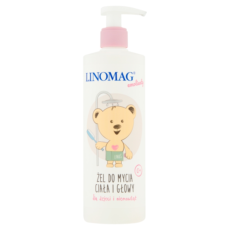 Linomag Żel do mycia ciała i głowy  dla dzieci i niemowląt, 400 ml