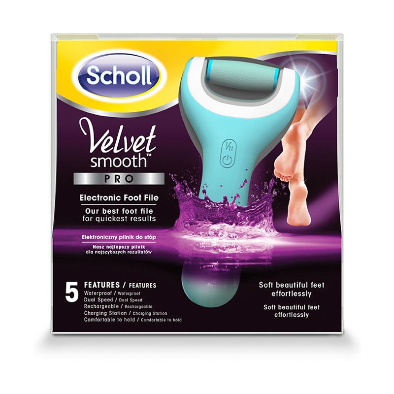 SCHOLL Velvet Smooth™, elektroniczny pilnik, 1 szt.
