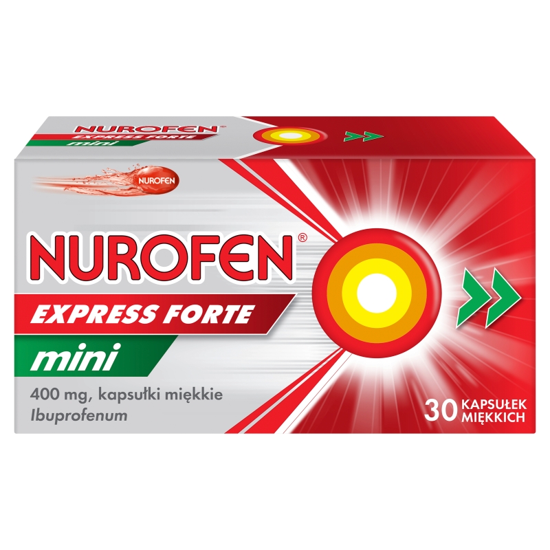Nurofen Express Forte Mini 400 mg 30 kapsułek