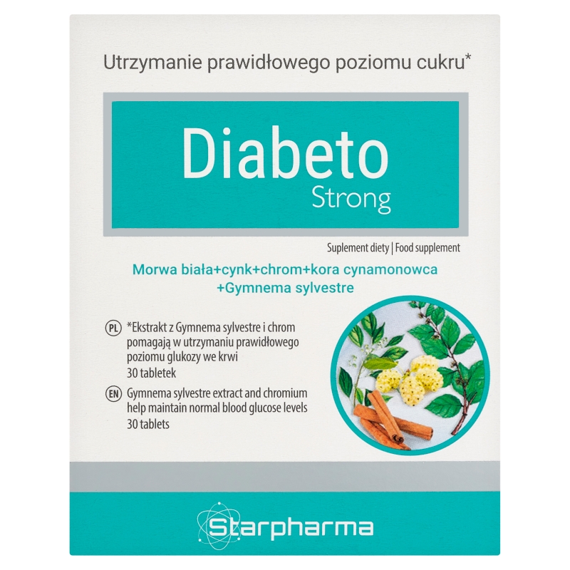 DiabetoStrong, 30 tabletek KRÓTKA DATA 31.07.2026