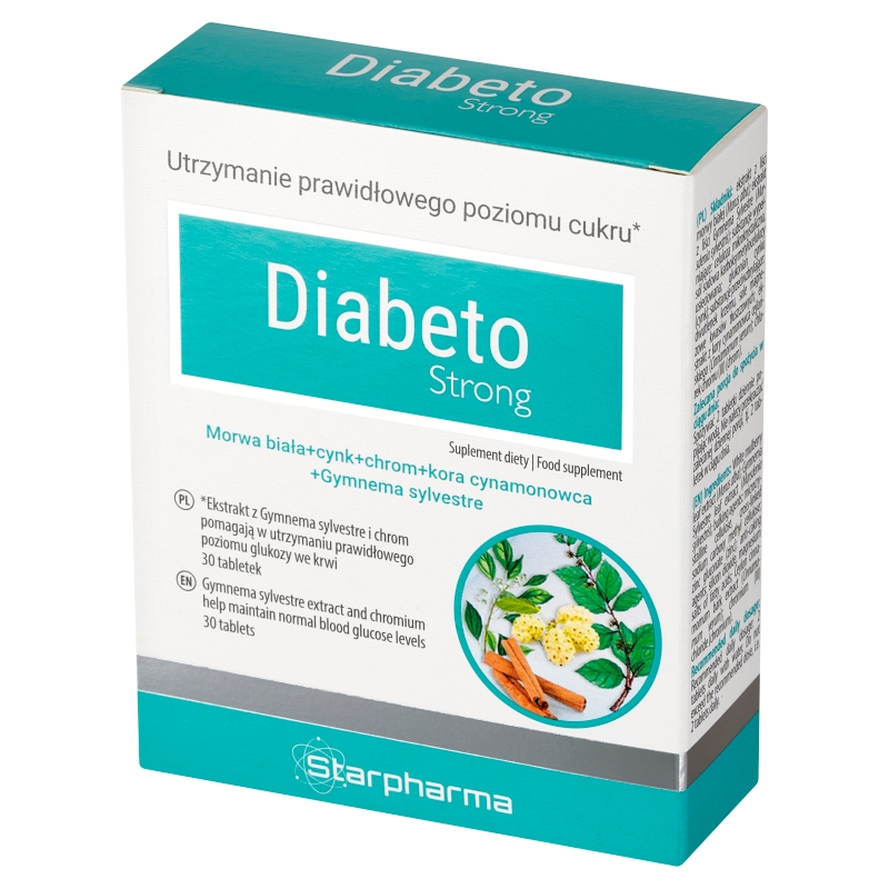 DiabetoStrong, 30 tabletek KRÓTKA DATA 31.07.2026