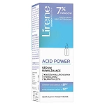 Lirene Acid Power Serum nawilżające z kwasem hialuronowym i hydrolatem z bławatka (20%) 30 ml