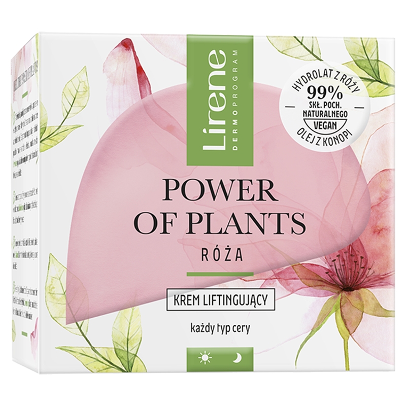 DR IRENA ERIS Lirene Power Of Plants Rose, Creme liftend, 50 ml