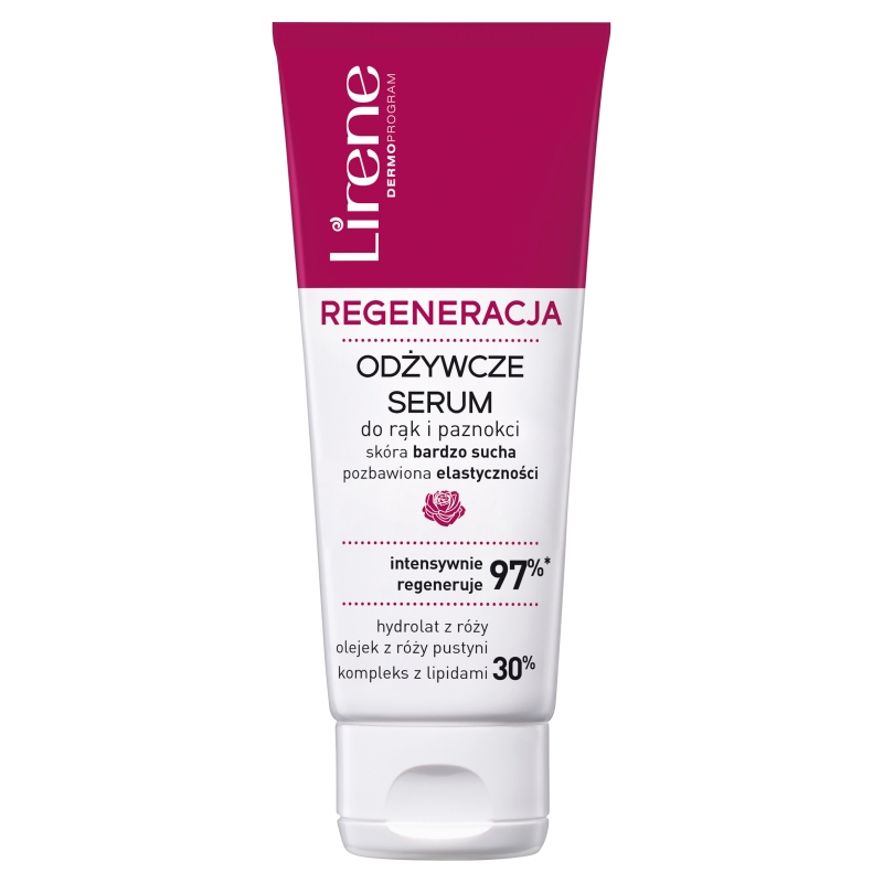 Lirene Regeneracja, serum odżywcze do rąk i paznokci dla skóry bardzo suchej, 75 ml