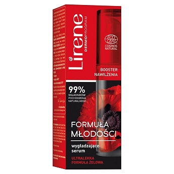 Lirene Formuła Młodości , serum wygładzające o żelowej formule, 30 ml