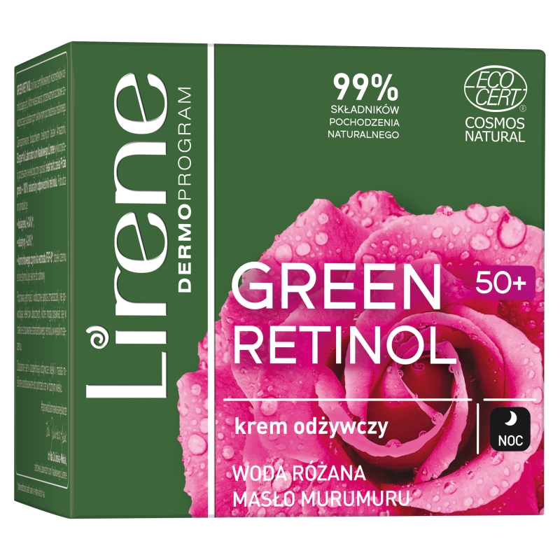 DR IRENA ERIS Lirene Green Retinol, Creme pflegend für die Nacht 50+, 50 ml