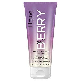 Lirene Body & Mind, Wygładzające serum do ciała wildberry, 200 ml