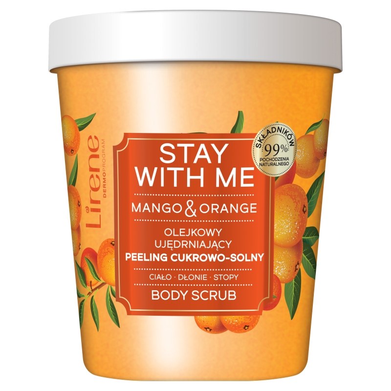 DR IRENA ERIS Lirene Stay With Me, olejkowy ujędrniający peeling cukrowo-solny, 200 g — Składniki i ocena