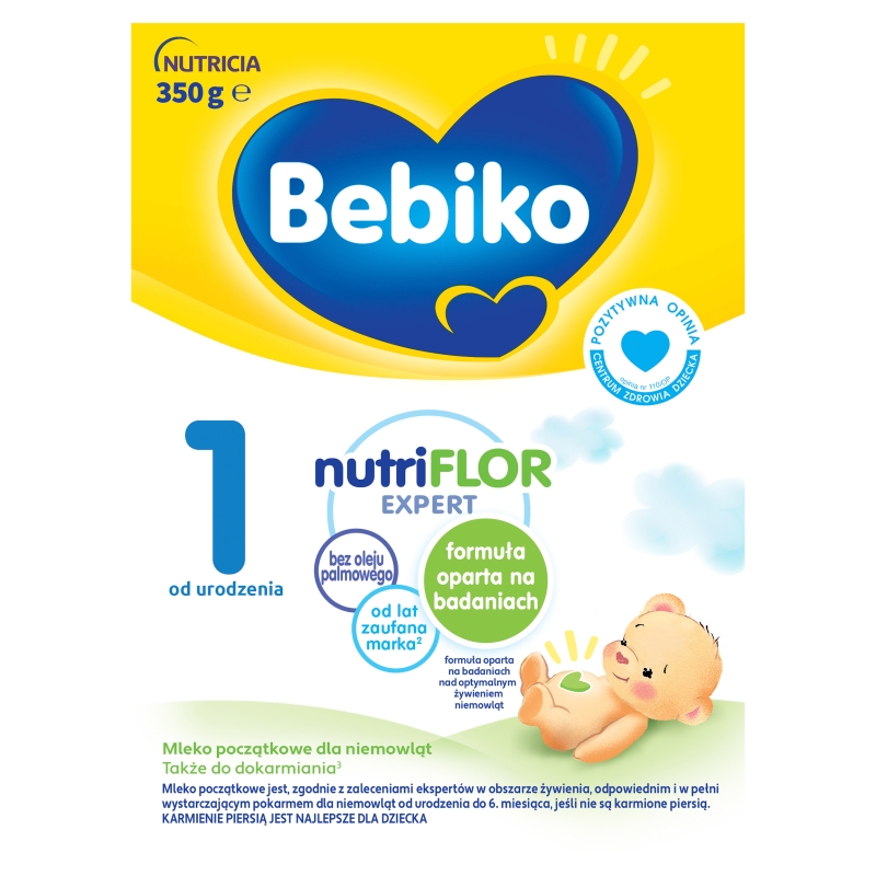 Bebiko 1  mleko początkowe od urodzenia, 350 g
