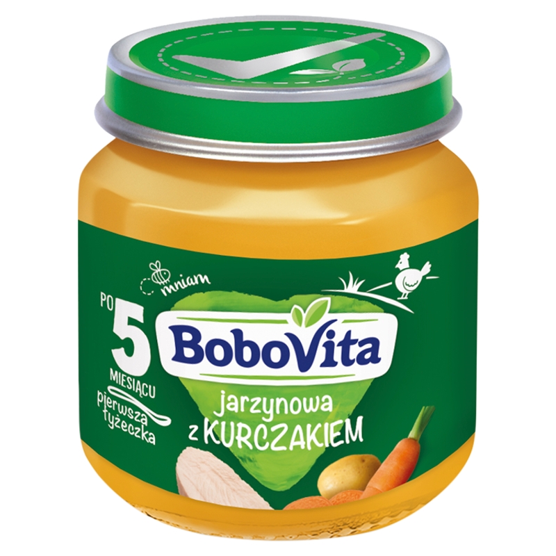 Bobovita, jarzynowa z kurczakiem, 5m+, 125 g