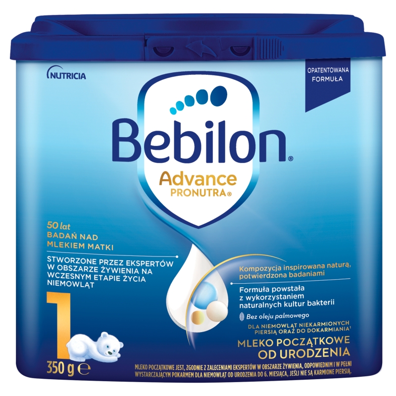 Bebilon 1 z Pronutra ADVANCE, mleko początkowe, 350 g