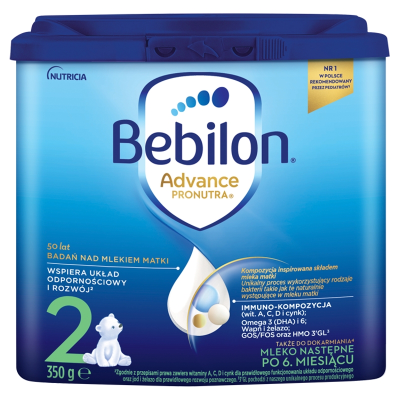 Bebilon 2 Pronutra Advance, mleko następne od 6. miesiąca życia, 350 g