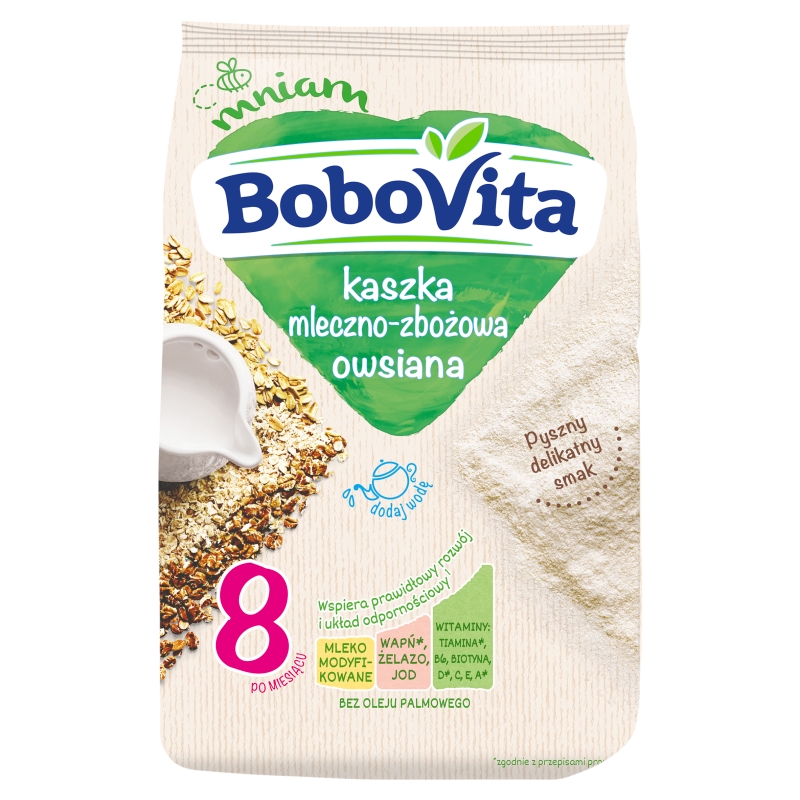 Bobovita, kaszka mleczno-zbożowa owsiana, 230 g