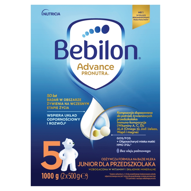 Bebilon Advance Pronutra 5 , powyżej 2. roku życia, 1000 g