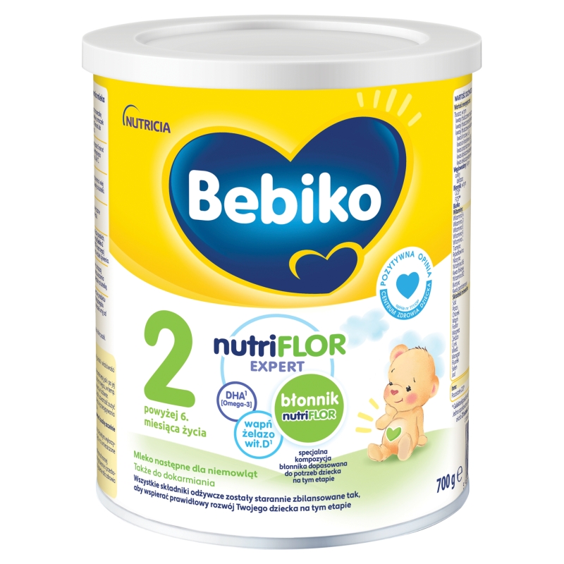 Bebiko 2 Nutriflor Expert , proszek mleko następne dla niemowląt powyżej 6. miesiąca życia, 700 g