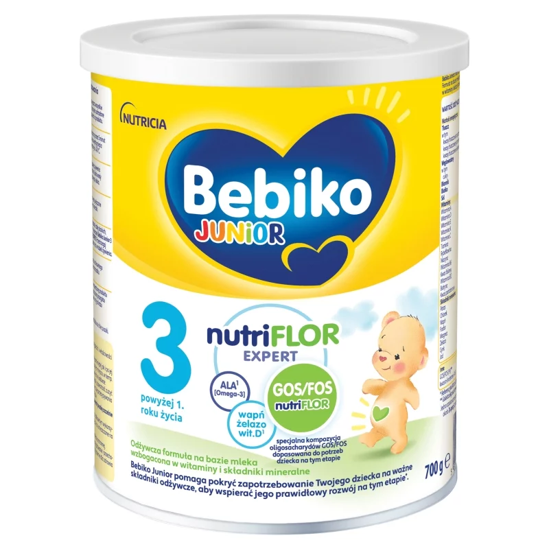 Bebiko Junior 3, mleko modyfikowane dla dzieci powyżej 1. roku życia, 700 g