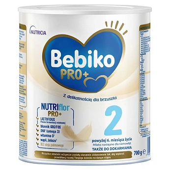 Bebiko Pro+ 2 , proszek mleko następne dla niemowląt powyżej 6 miesiąca życia, 700 g