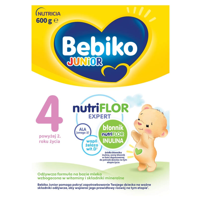 Bebiko 2 Nutriflor Expert mleko modyfikowane powyżej 2 roku życia, 600 g