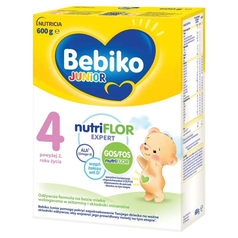 Bebiko 2 Nutriflor Expert, mleko modyfikowane powyżej 2 roku życia, 600 g