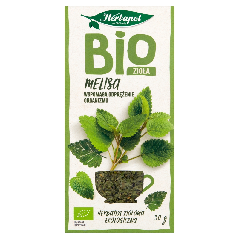 BIO Herbatka Ziołowa Melisa, do zaparzenia, 30 g